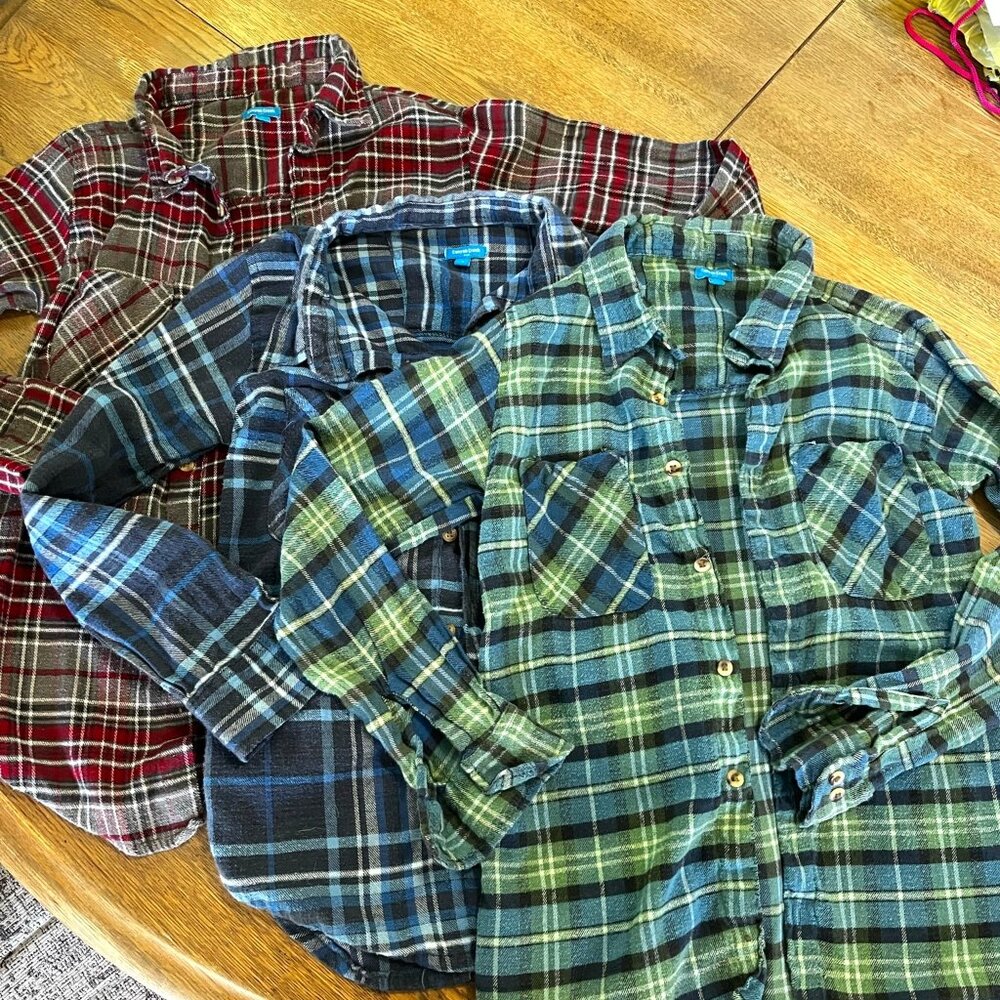 3 Boys Flannel Shirts